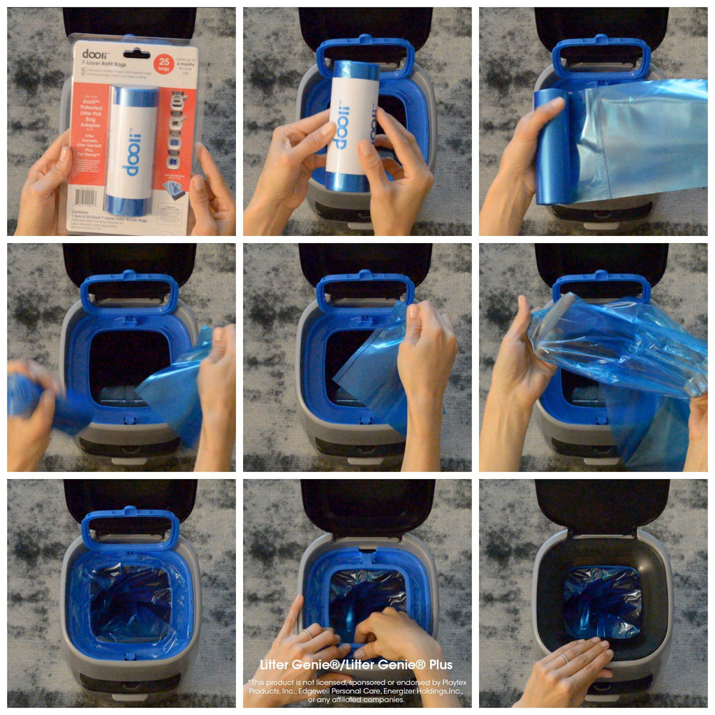Litter Refills Compatible with Your Litter Refill Cartridge. (9 Pack)