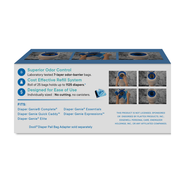 Diaper Genie® Compatible Bag Refills | Dooli™ – Dooli Products, Inc.